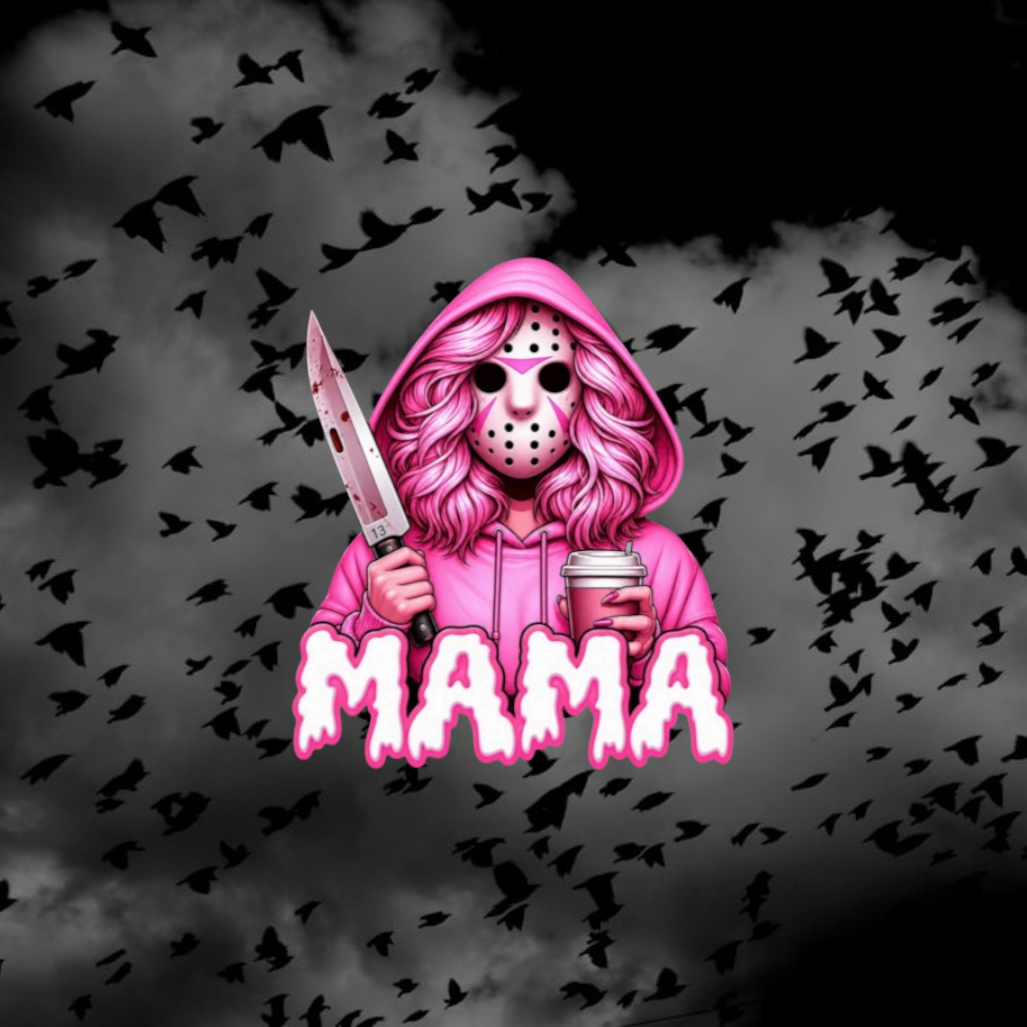 Halloween Pink Mama - Holiday DTF Transfer