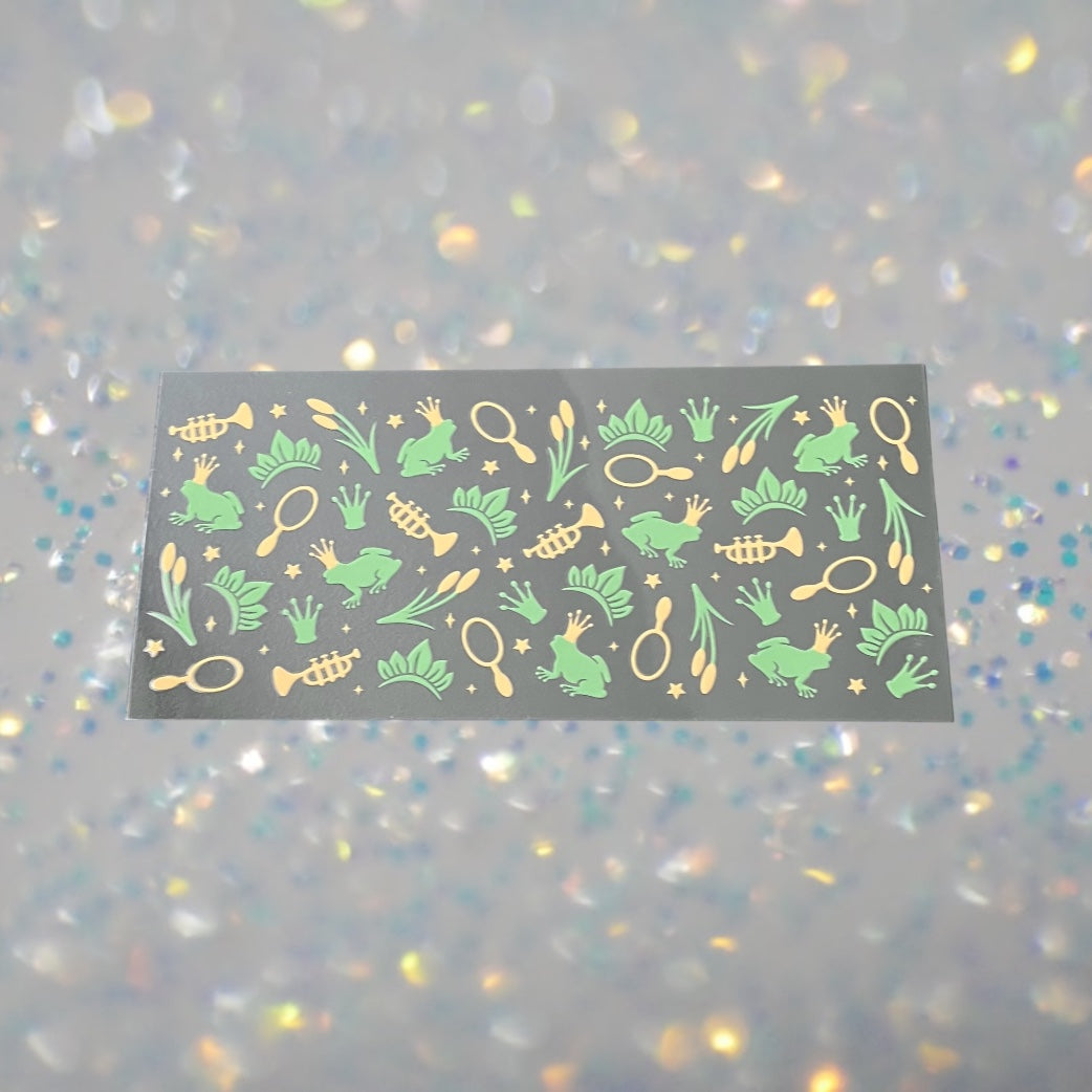 Princess & Frog-16oz UV DTF Double Sided Cup Wrap