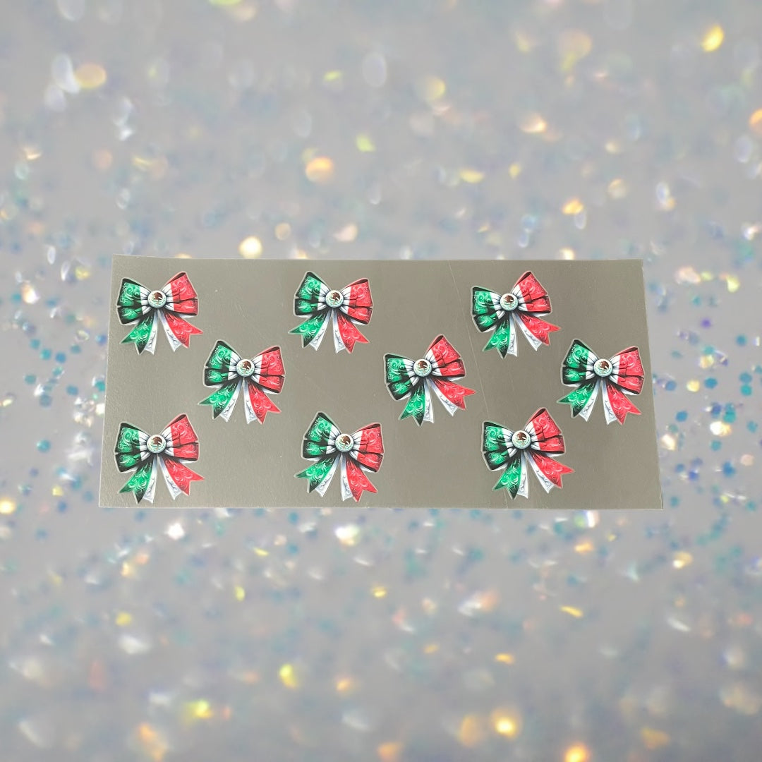 Mexican Bows-16oz UV DTF Double Sided Cup Wrap