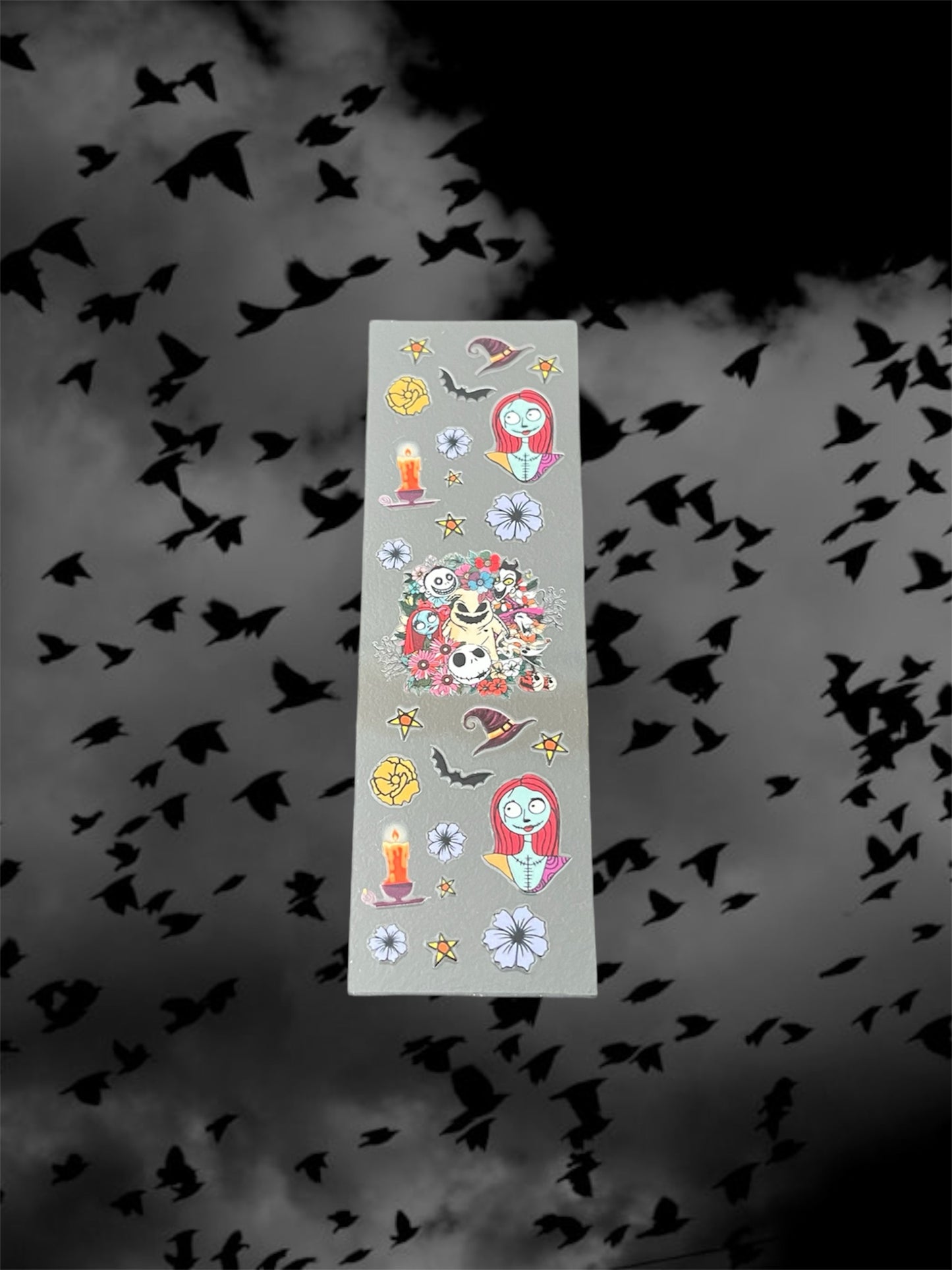 Halloween Floral Nightmare-Holiday UV DTF Pen Wrap