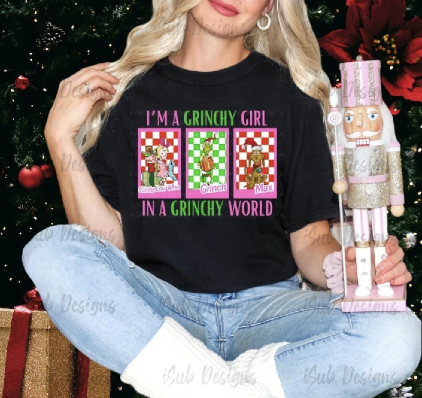 Christmas I'm a Grinchy Girl T-Shirt