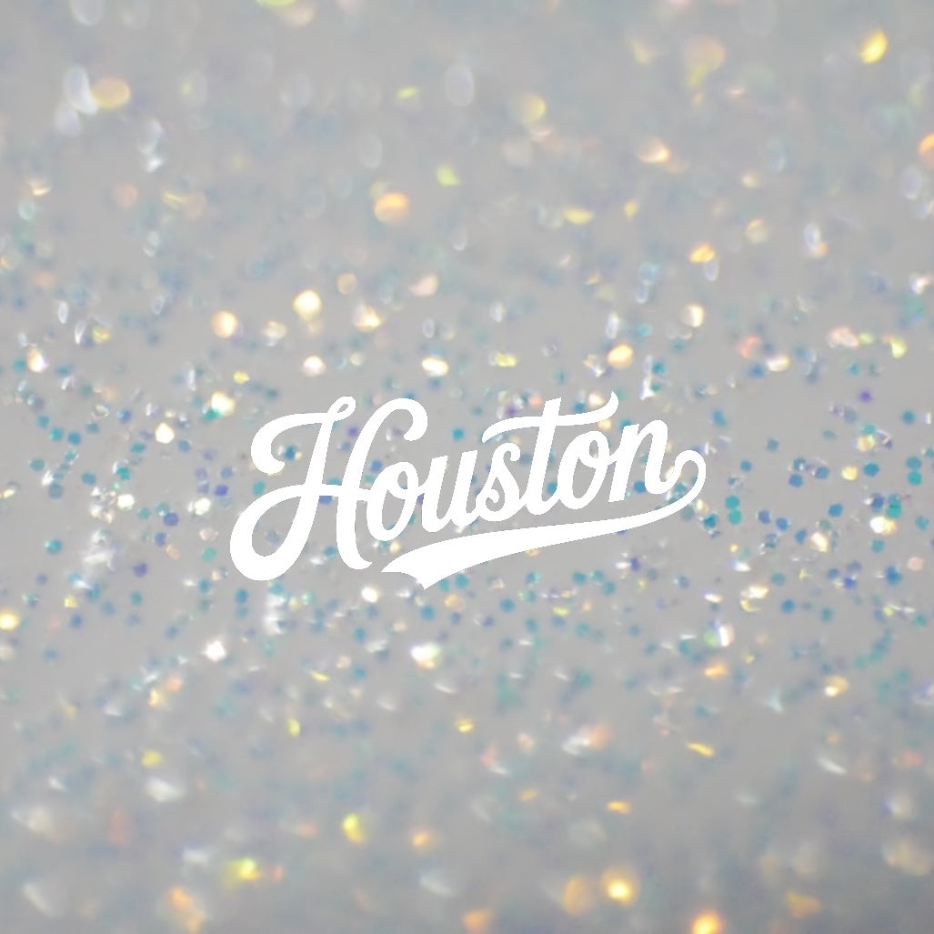 Houston Logo White- DTF Transfer