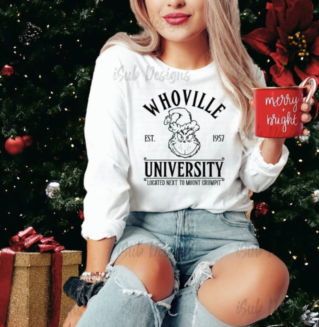 Christmas Whoville University T-Shirt