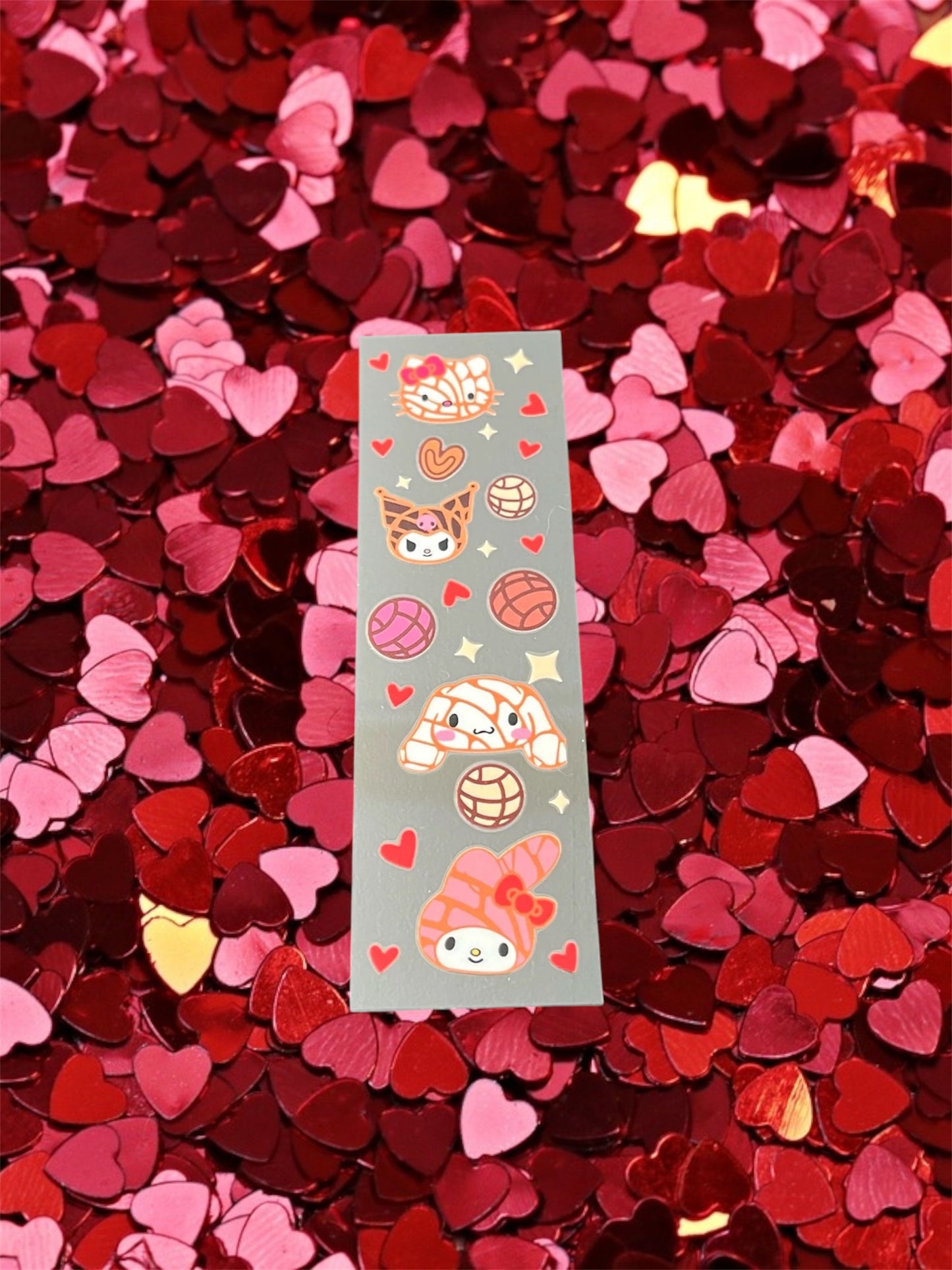 Valentines Day Kitty & Friends w/concha-Holiday UV DTF Pen Wrap