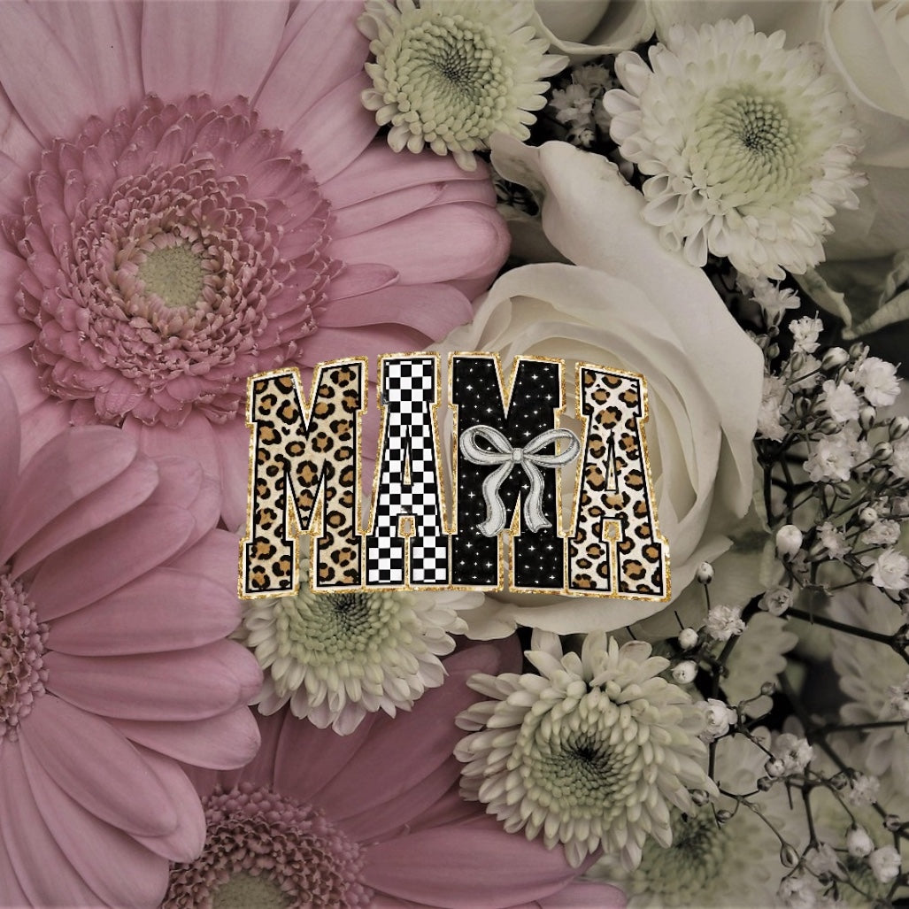 Mother's Day Mama Leopard Print- Holiday DTF Transfer