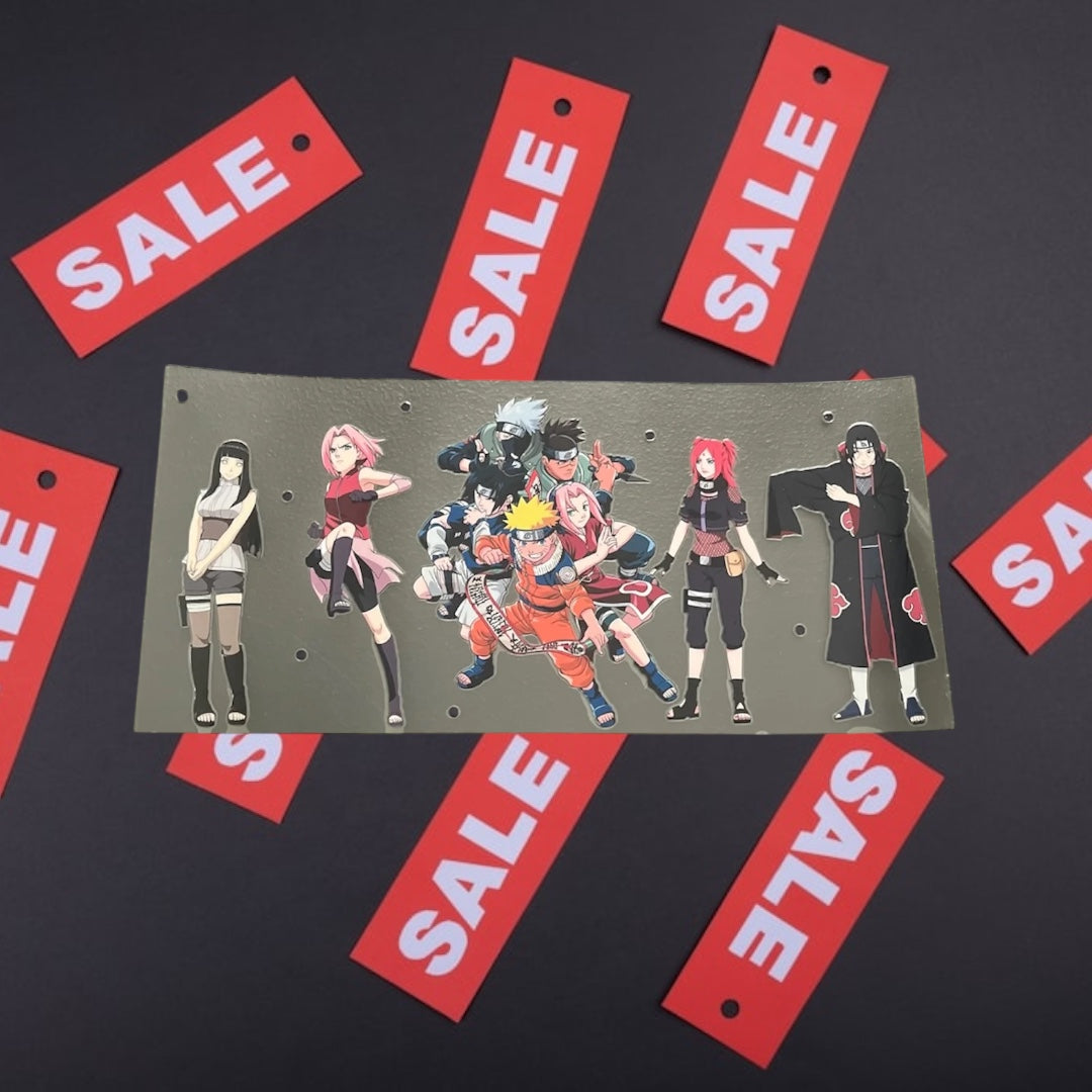 Naruto Anime-CLEARANCE 16oz UV DTF Double Sided Cup Wrap