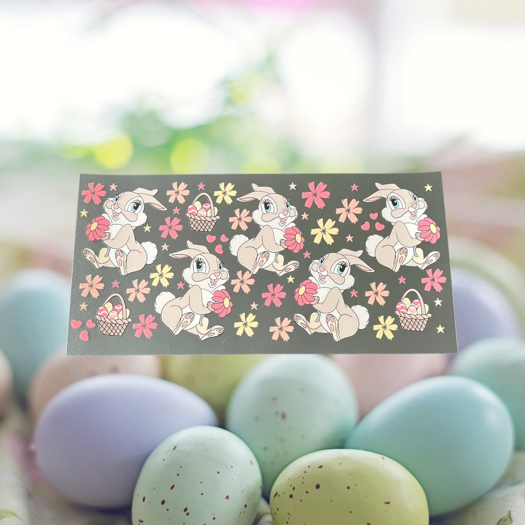 Easter Thumper-Holiday 16oz UV DTF Double Sided Cup Wrap