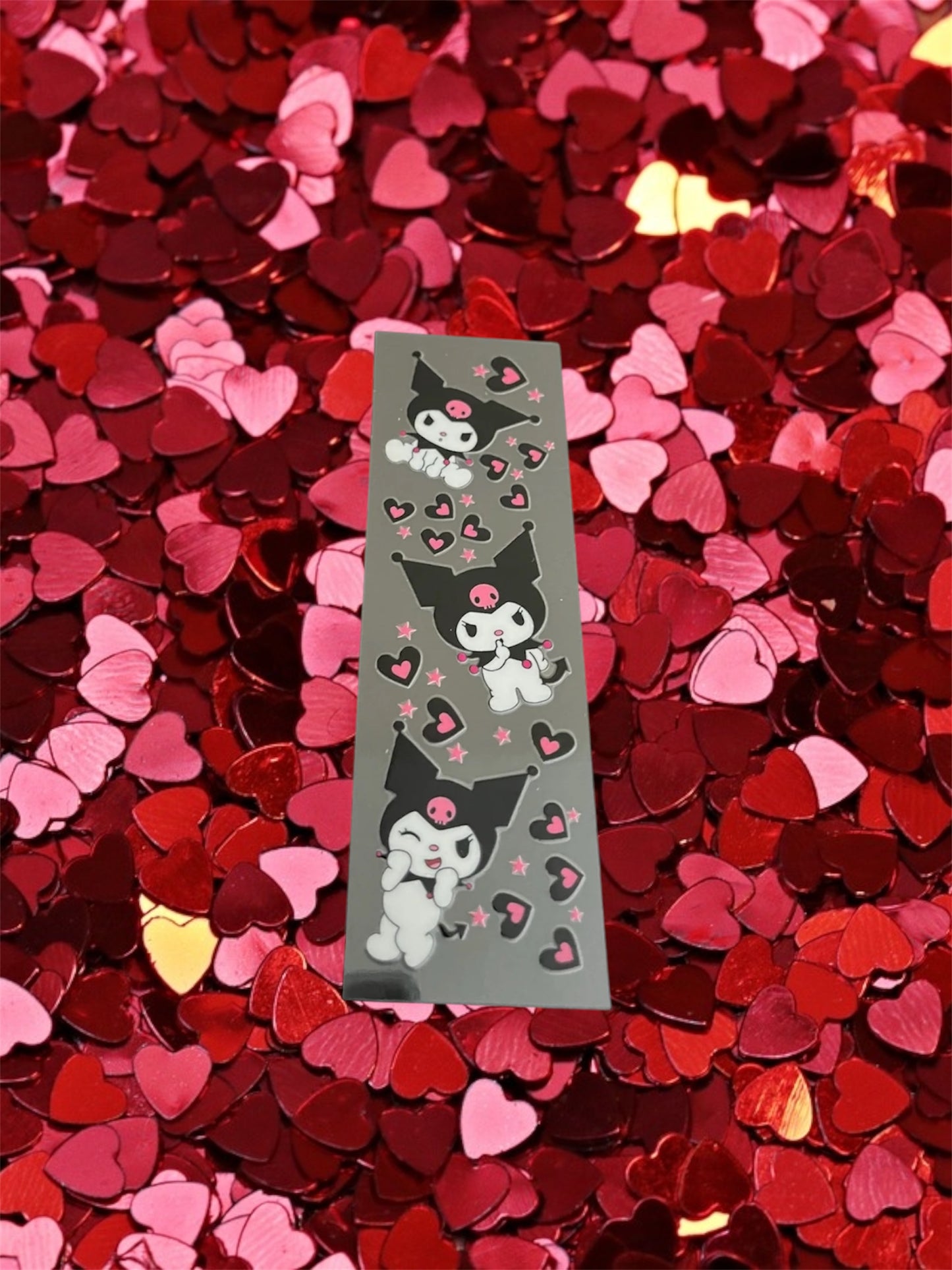 Valentines Day Kuku w/Hearts-Holiday UV DTF Pen Wrap