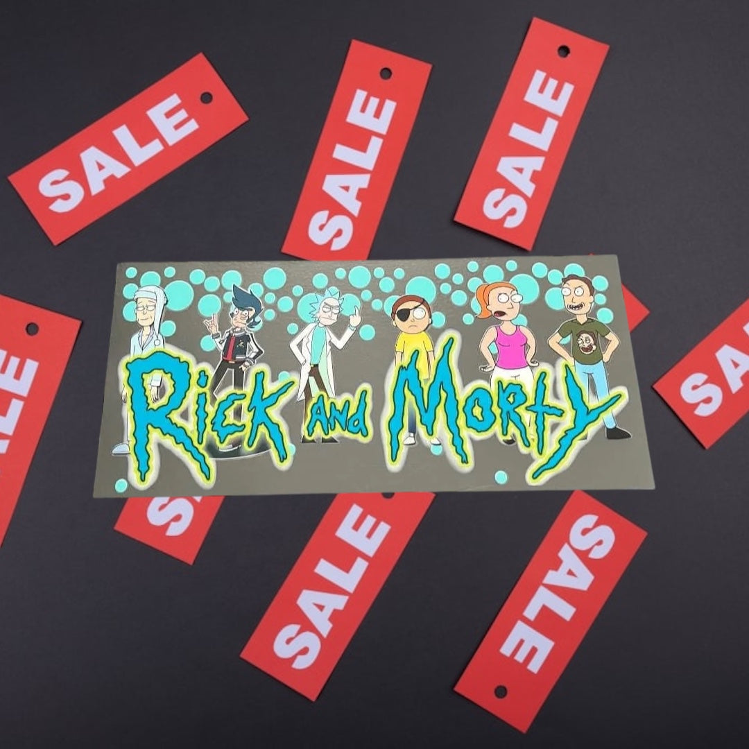 Rick & Morty-CLEARANCE 16oz UV DTF Double Sided Cup Wrap