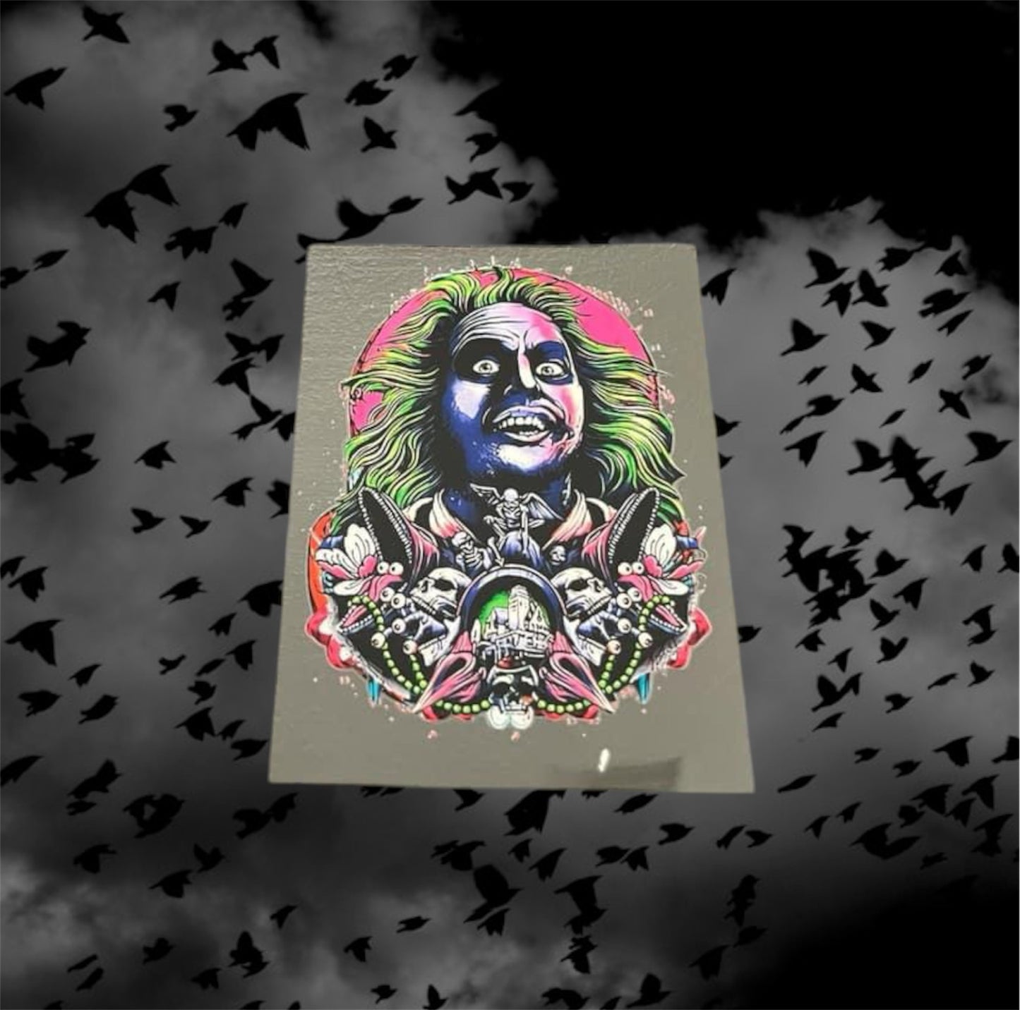 Halloween Beetle-Holiday UV DTF Double Sided 4" Decal