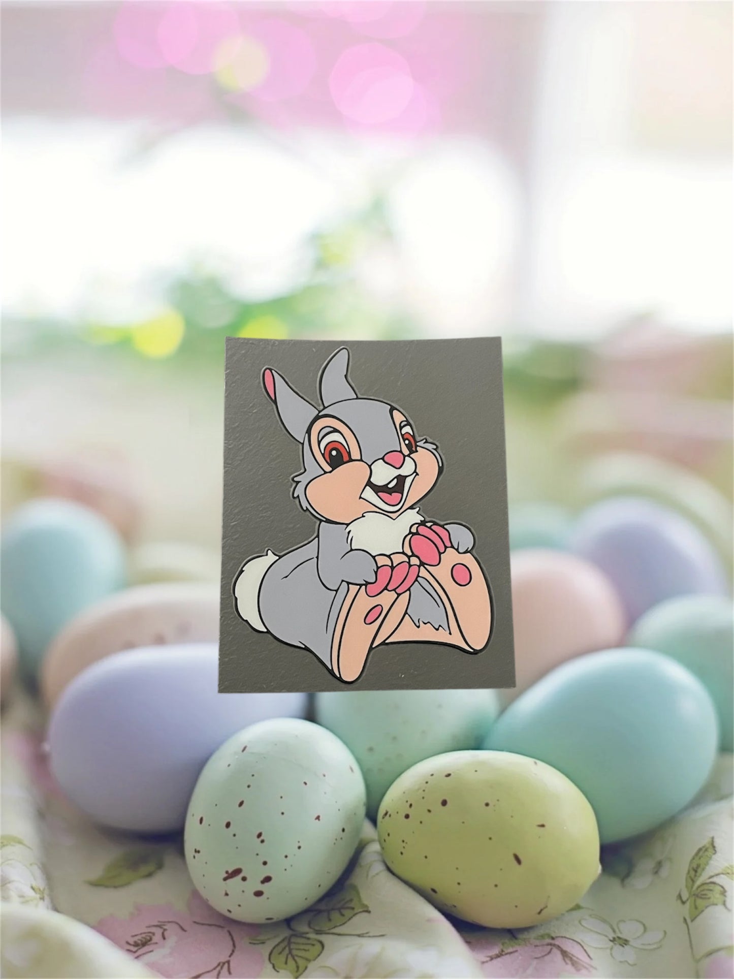 Easter Thumper- Holiday UV DTF Double Sided 4" Decal