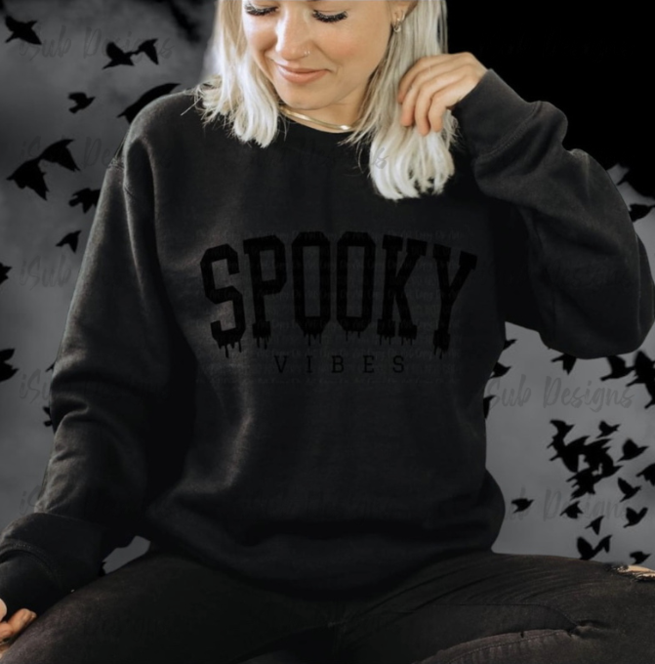 Halloween Spooky Vibes Sweatshirt