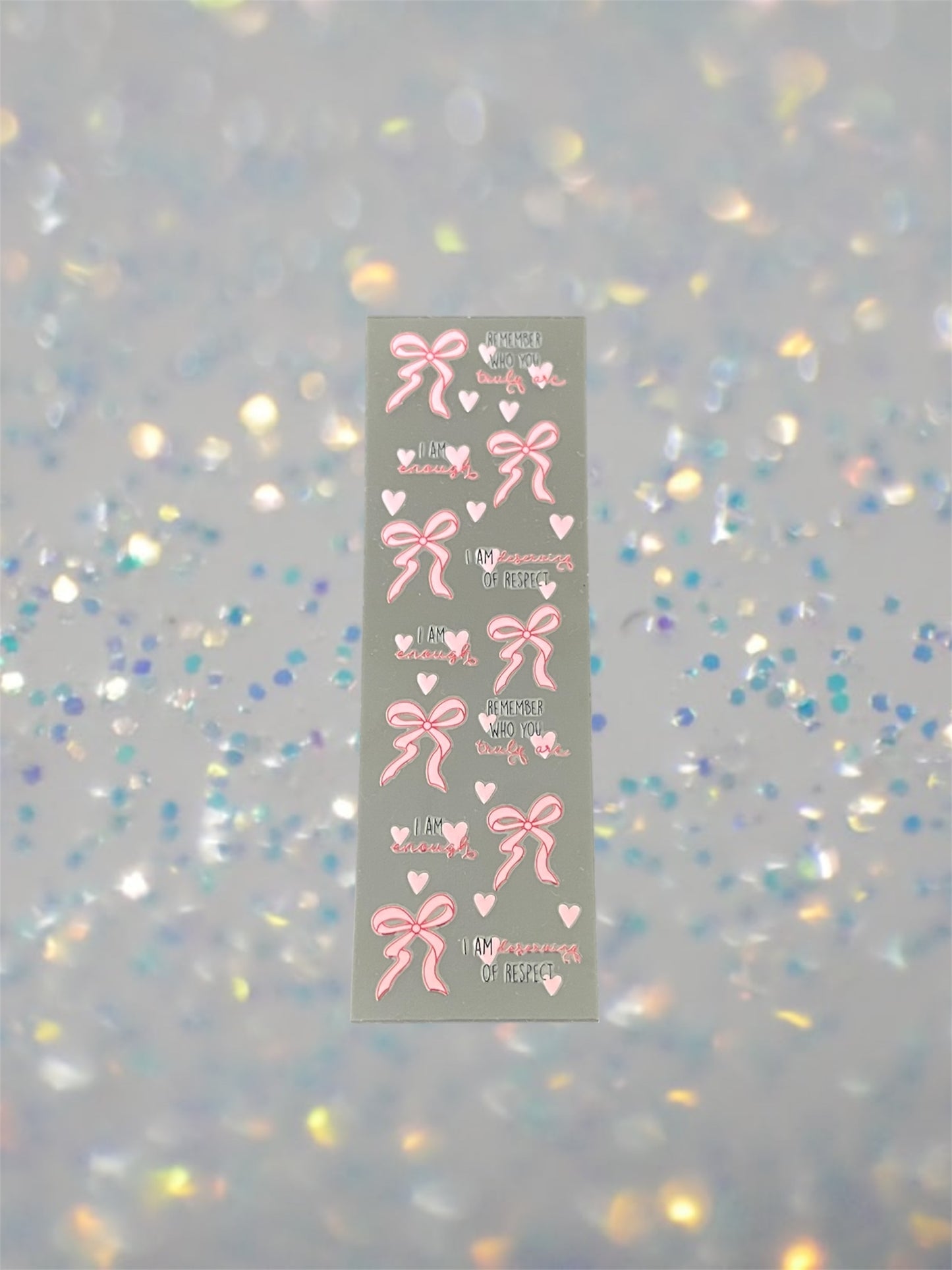 I Am w/Bows-UV DTF Pen Wrap