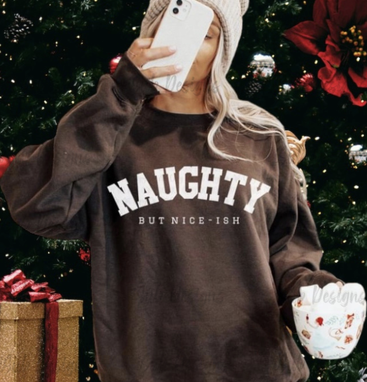 Christmas Naughty but Sweatshirt