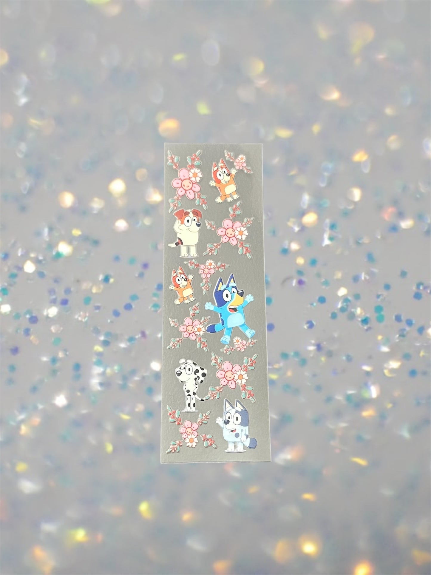 Floral Dog-UV DTF Pen Wrap