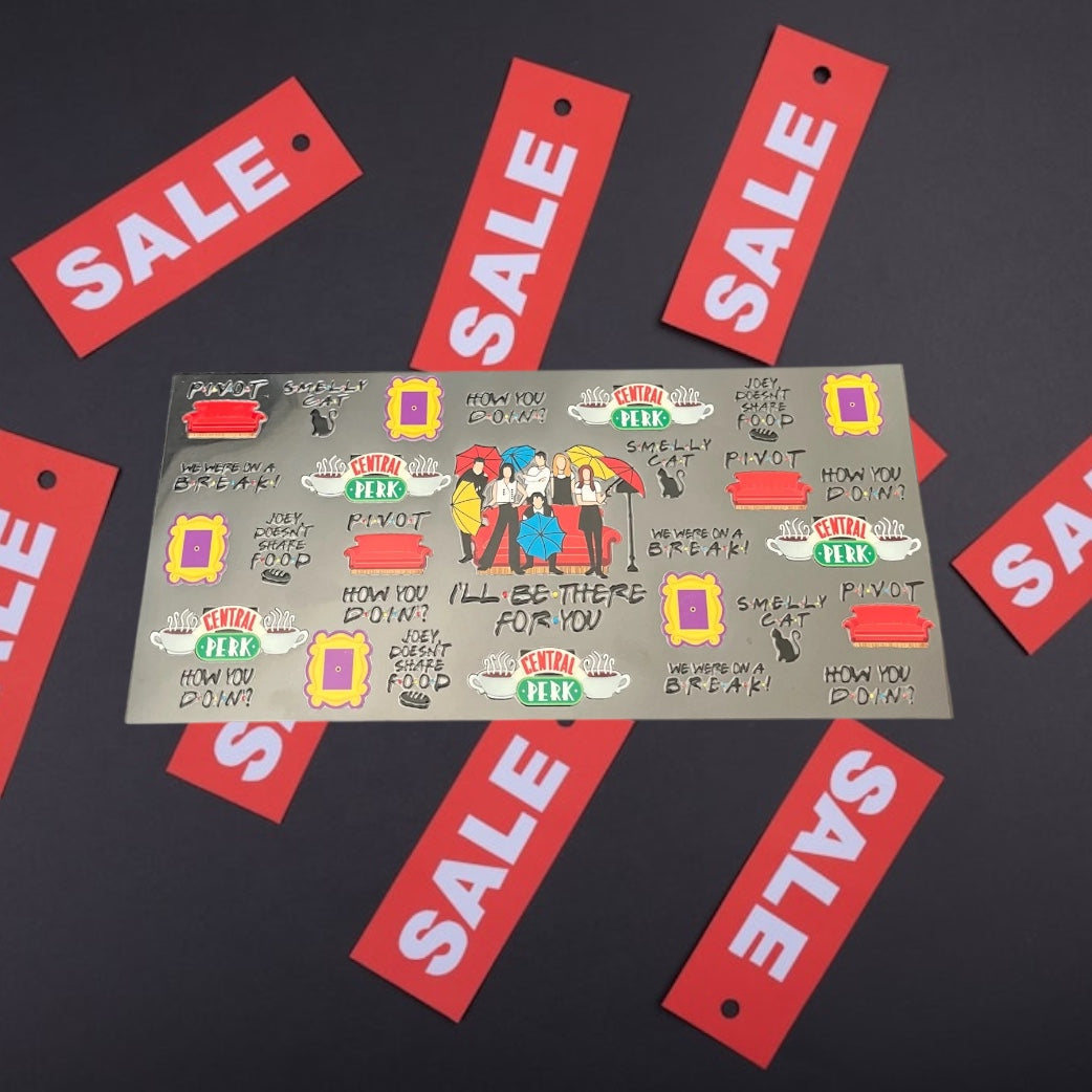 Friends Central Park-CLEARANCE 16oz UV DTF Double Sided Cup Wrap