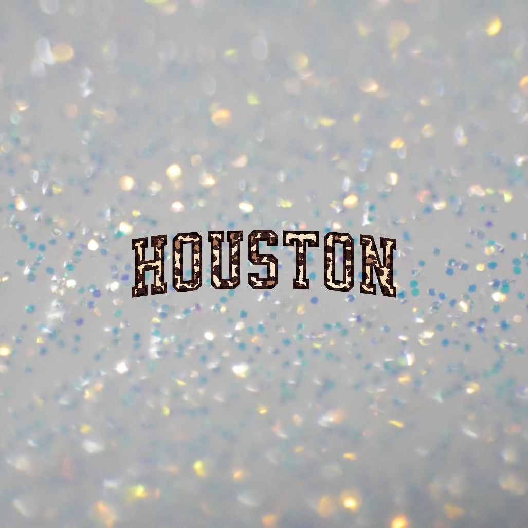 Houston Leopard- DTF Transfer