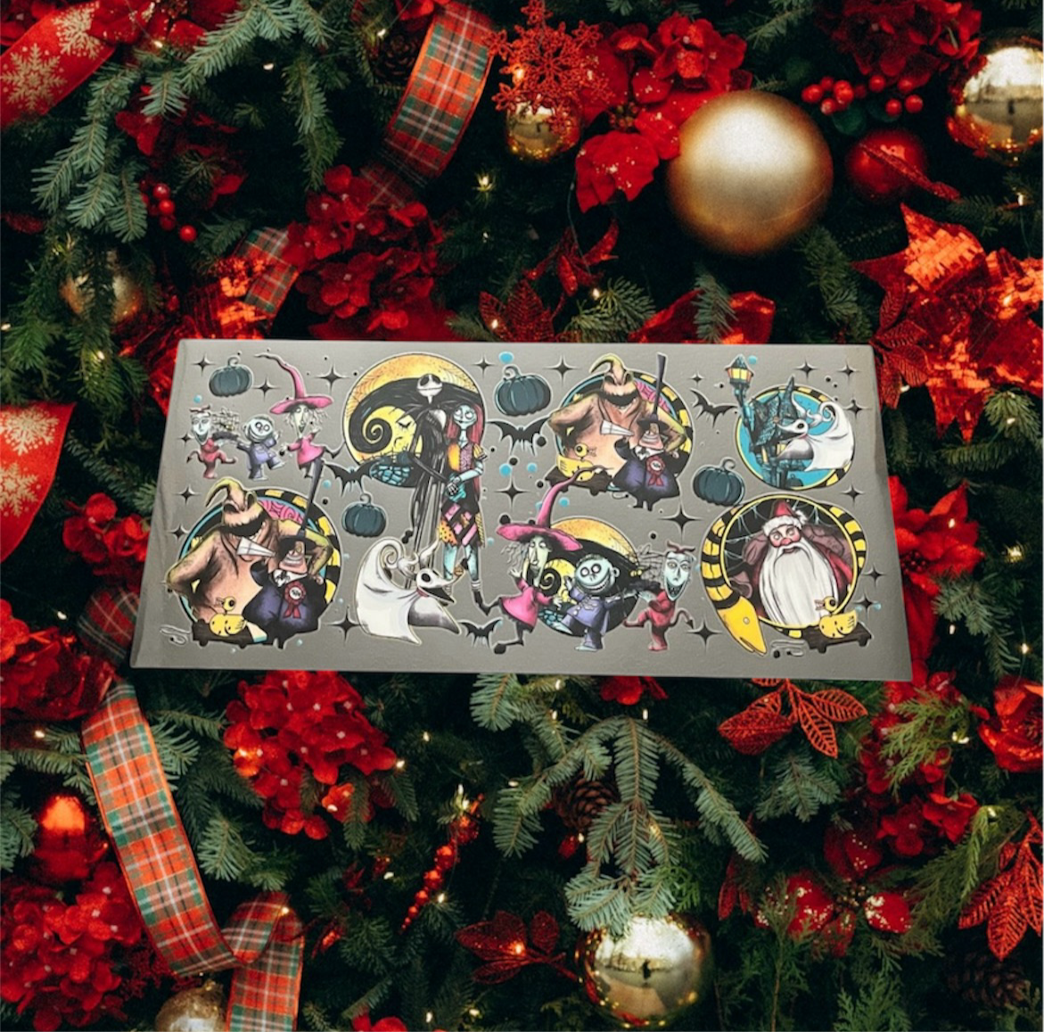 Christmas Nightmare -Holiday 16oz UV DTF Double Sided Cup Wrap