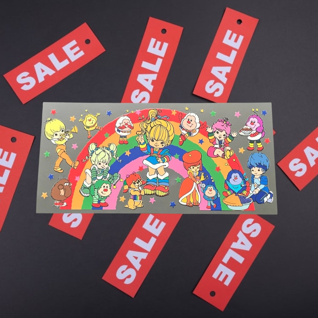Rainbow Brite-CLEARANCE 16oz UV DTF Double Sided Cup Wrap