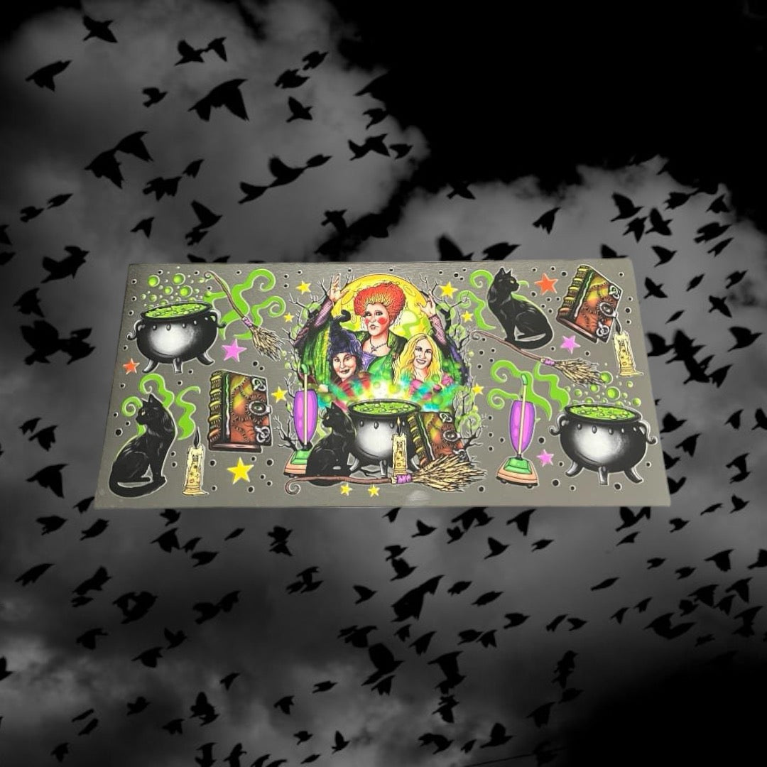 Halloween Sanderson Sisters-Holiday 16oz UV DTF Double Sided Cup Wrap