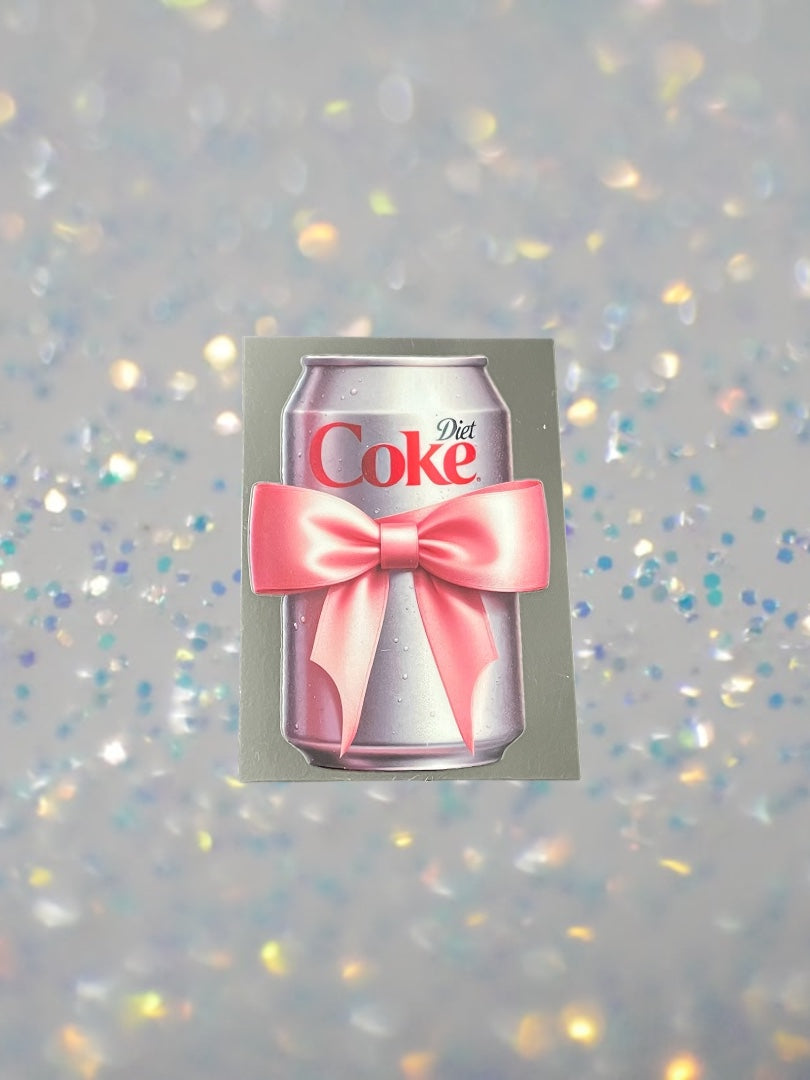 Diet Coke- UV DTF Double Sided 4" Decal