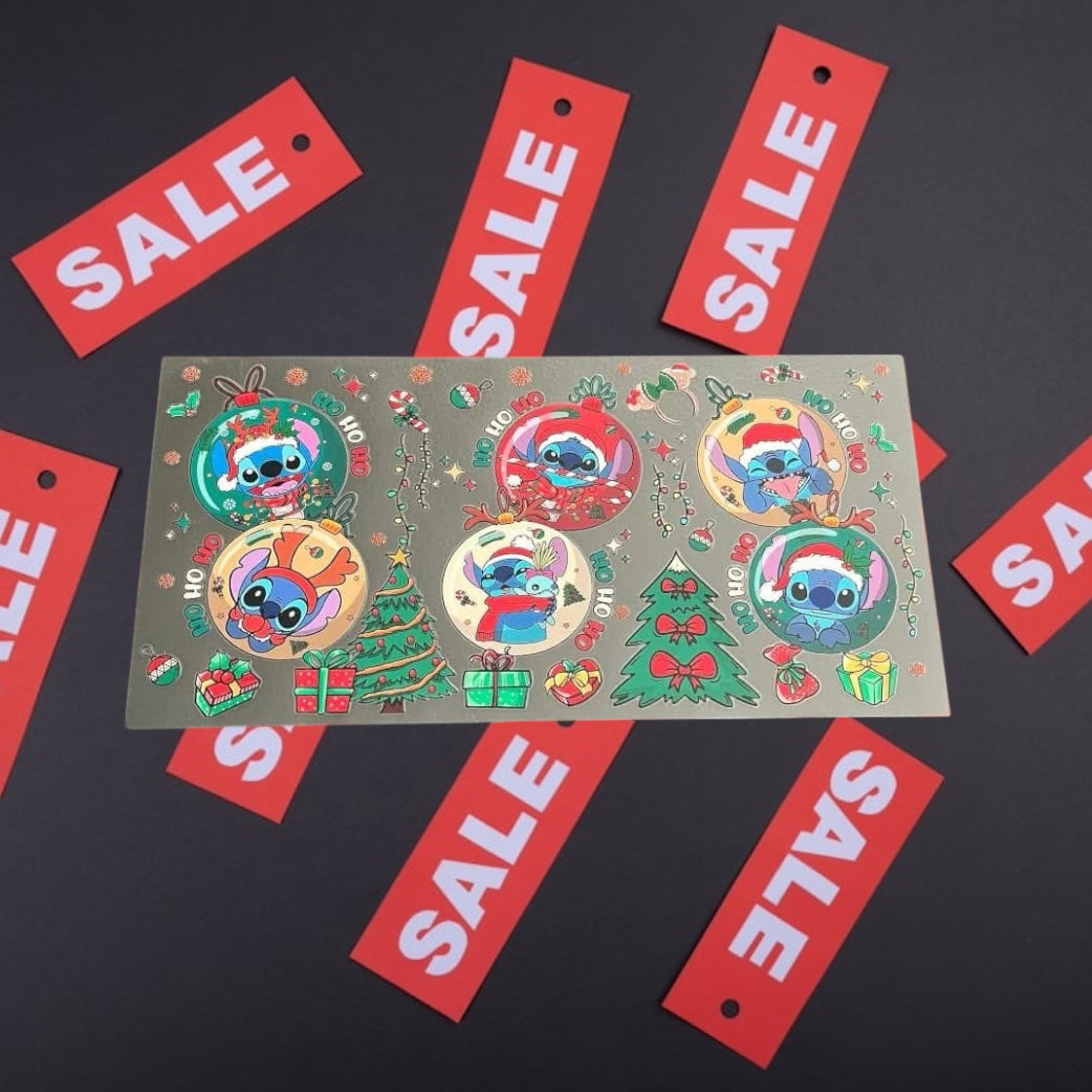 Alien Christmas -CLEARANCE 16oz UV DTF Double Sided Cup Wrap