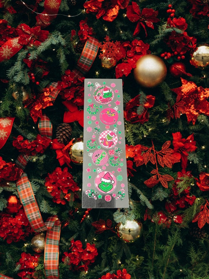 Christmas Green Guy Ornament-Holiday UV DTF Pen Wrap