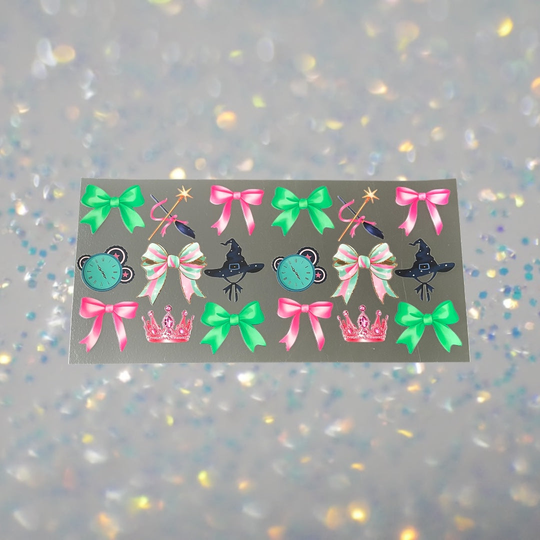 Wicked-16oz UV DTF Double Sided Cup Wrap