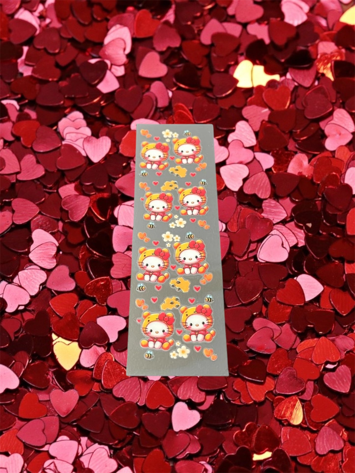 Valentines Day Kitty Bear-Holiday UV DTF Pen Wrap