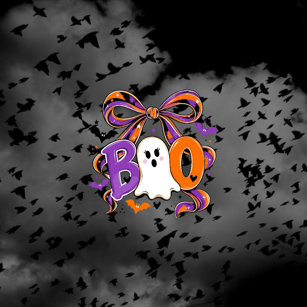 Halloween Boo Coquette - Holiday DTF Transfer