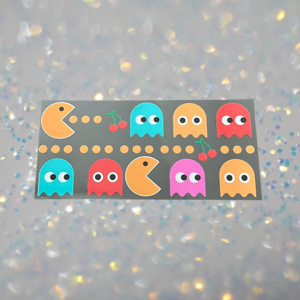 Chomp Man-16oz UV DTF Double Sided Cup Wrap