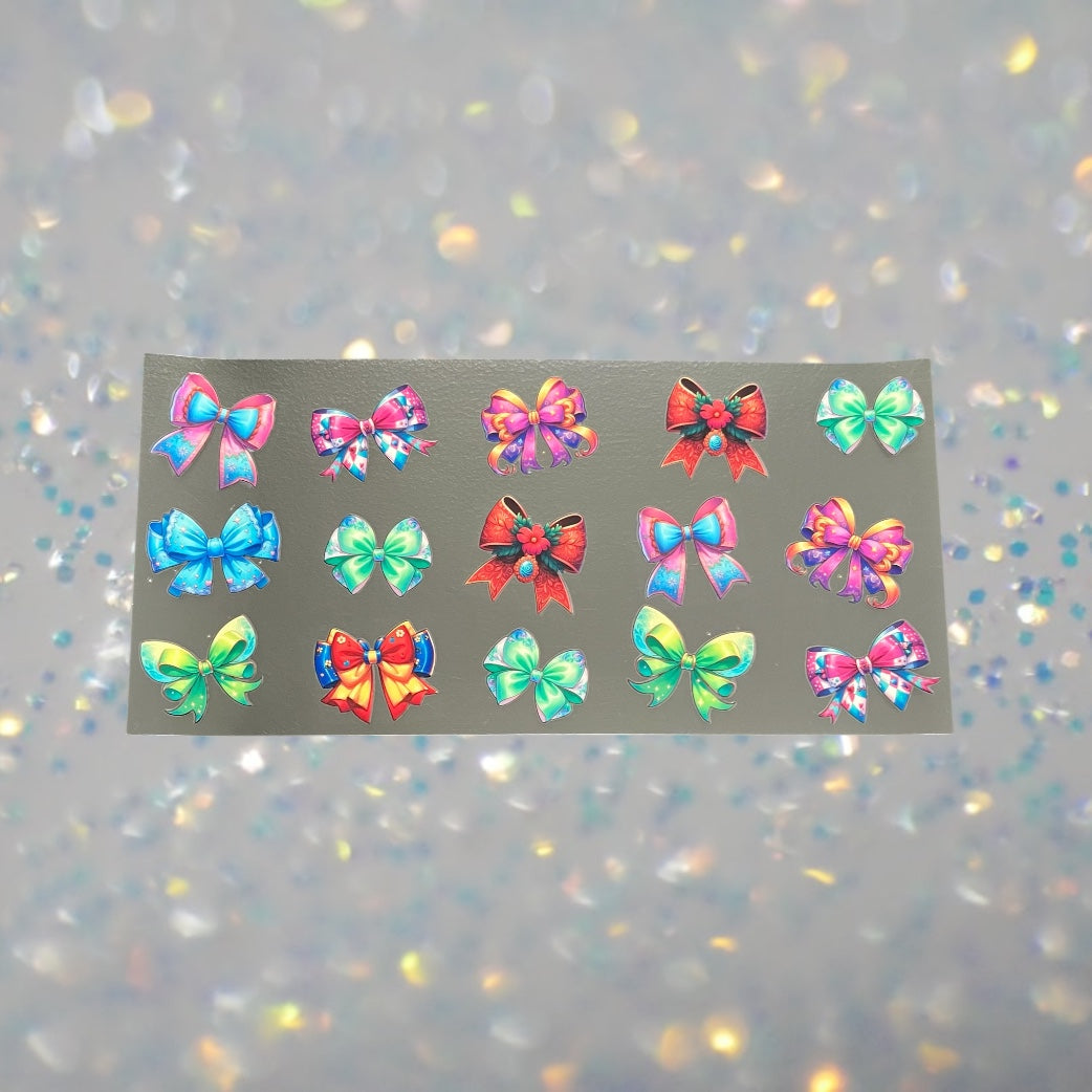 Princess Bows-16oz UV DTF Double Sided Cup Wrap