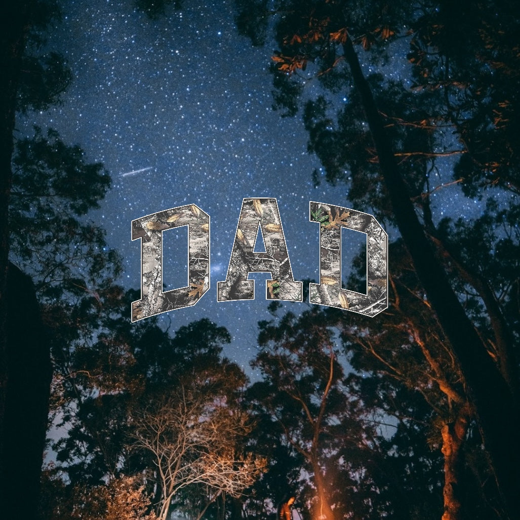 Father's Day Camo Dad- Holiday DTF Transfer