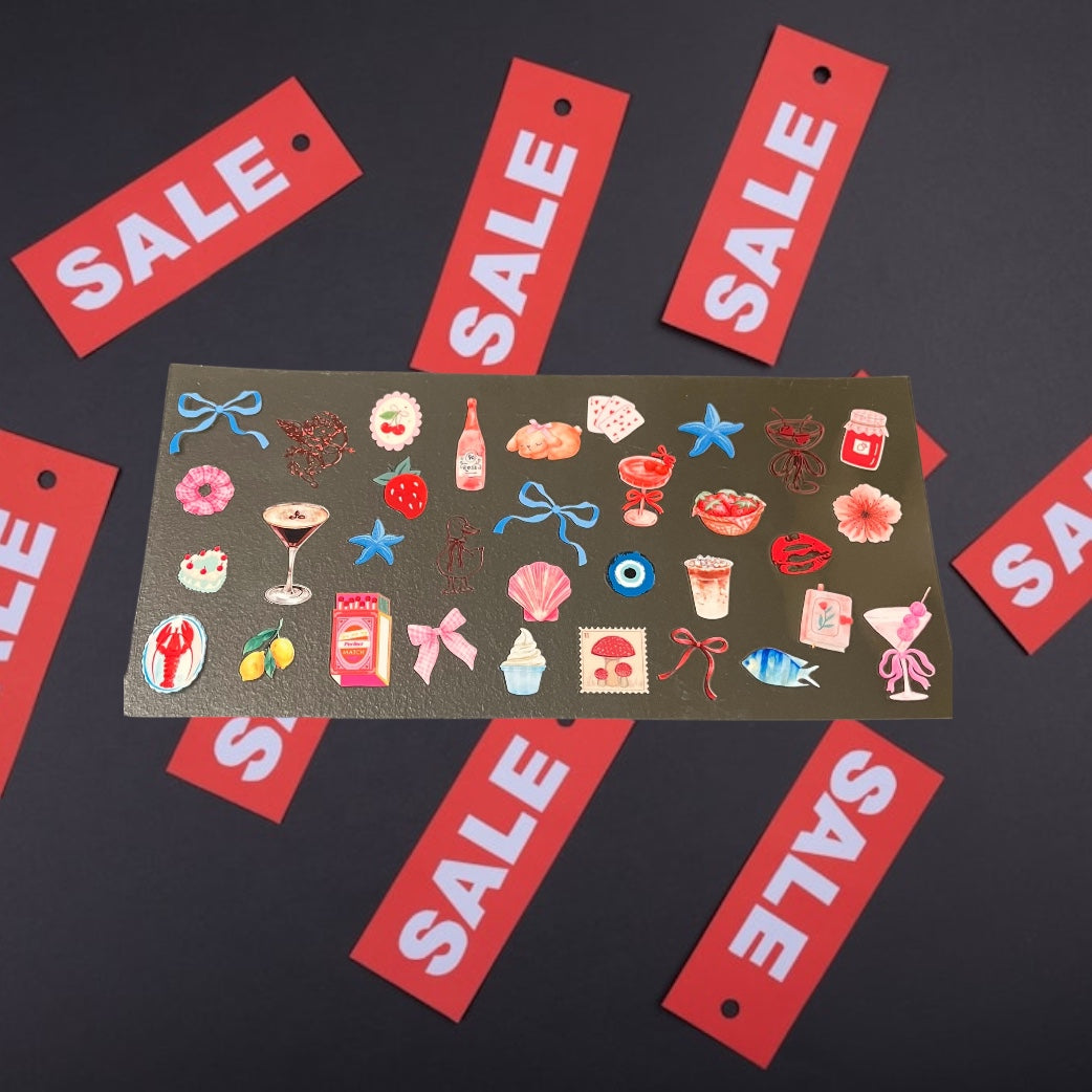 Misc.-CLEARANCE 16oz UV DTF Double Sided Cup Wrap