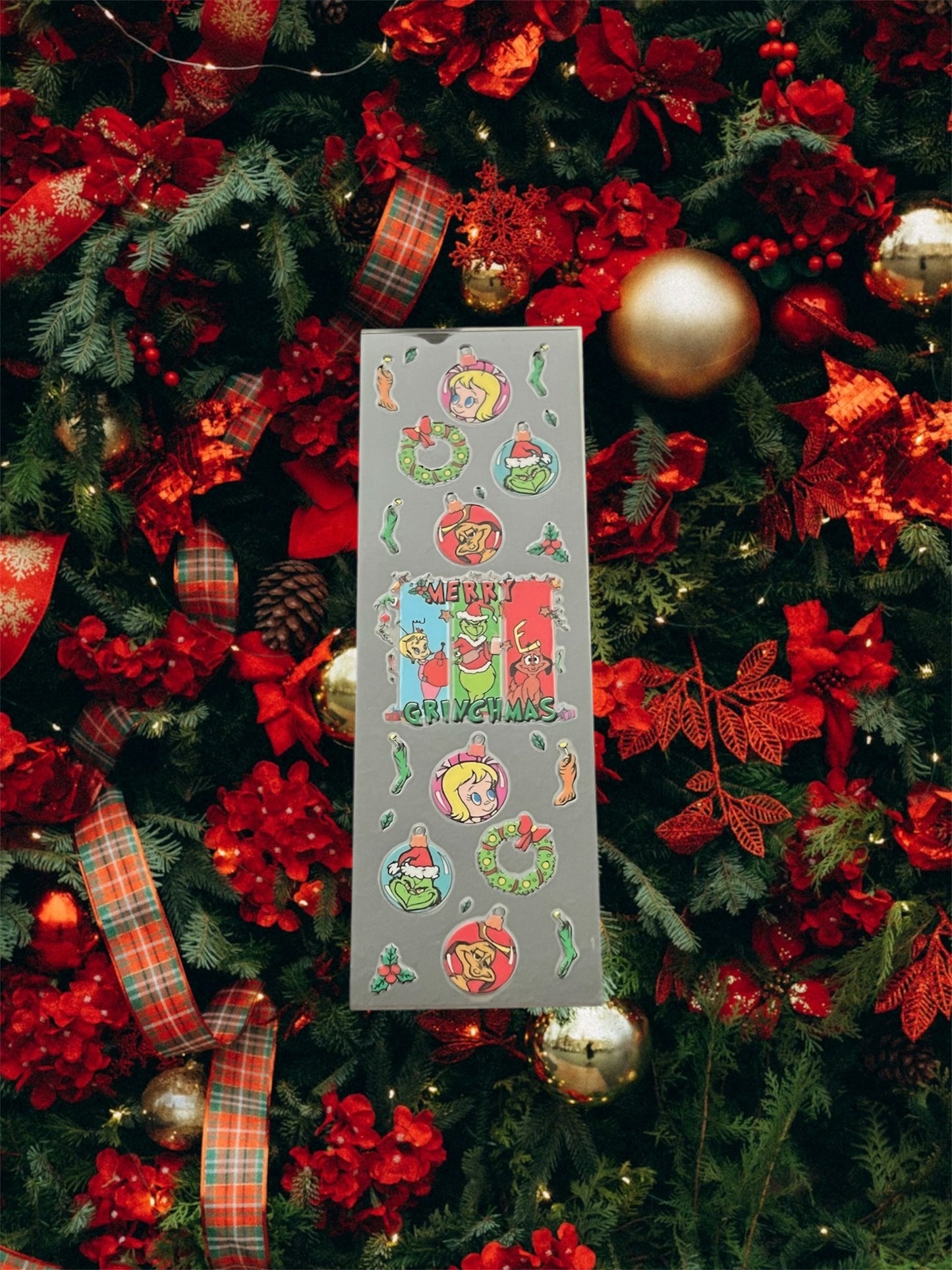 Christmas Merry Grinchmas -Holiday UV DTF Pen Wrap