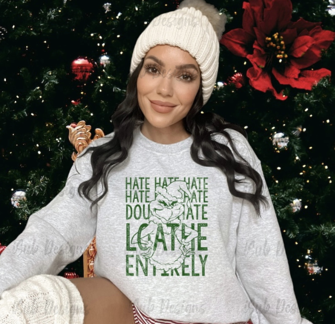 Christmas Hate Hate Loathe Sweatshirt