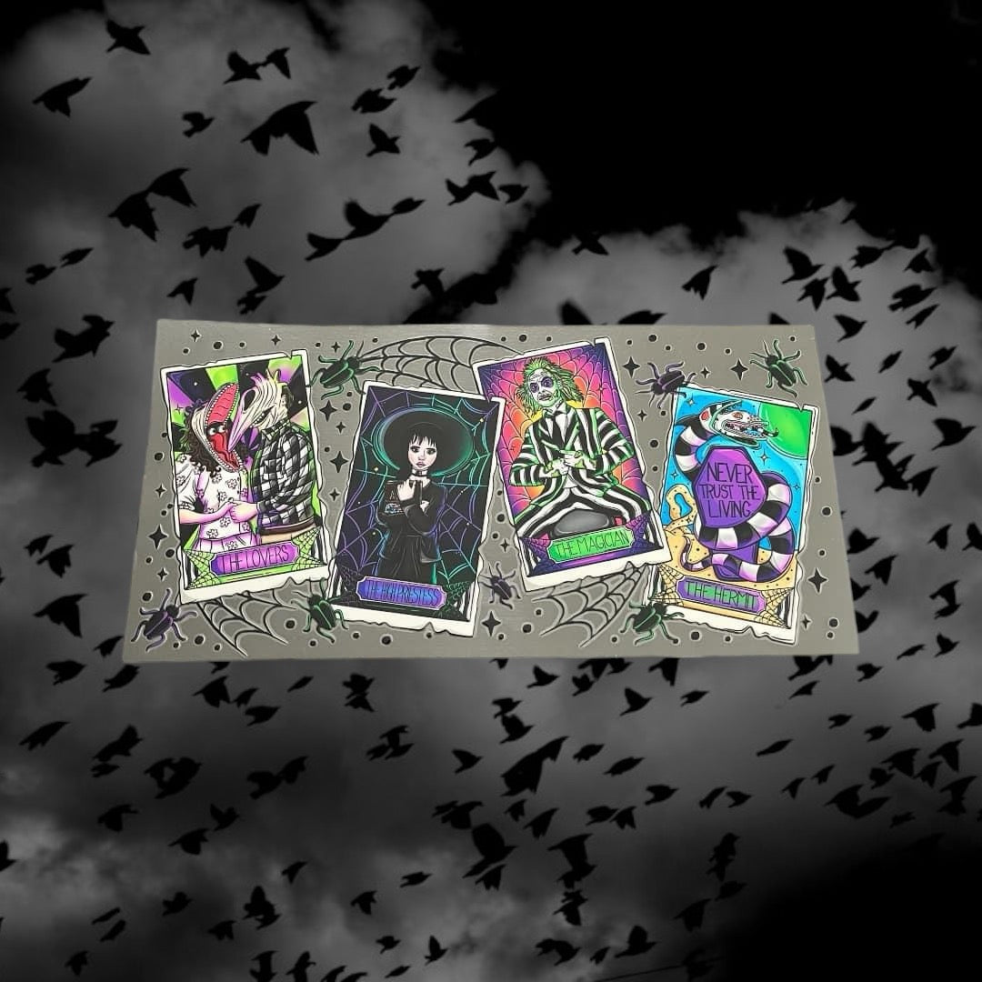 Halloween Beetle & Friends-Holiday 16oz UV DTF Double Sided Cup Wrap