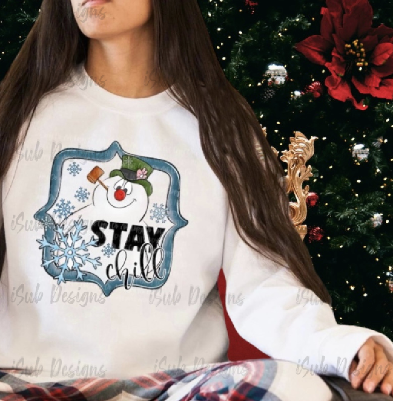 Christmas Frosty Stay Chill Sweatshirt