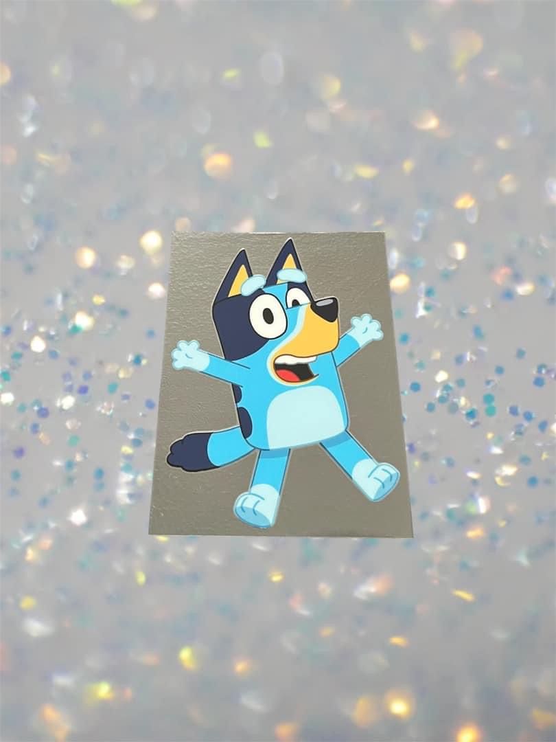 Blue Dog- UV DTF Double Sided 4" Decal