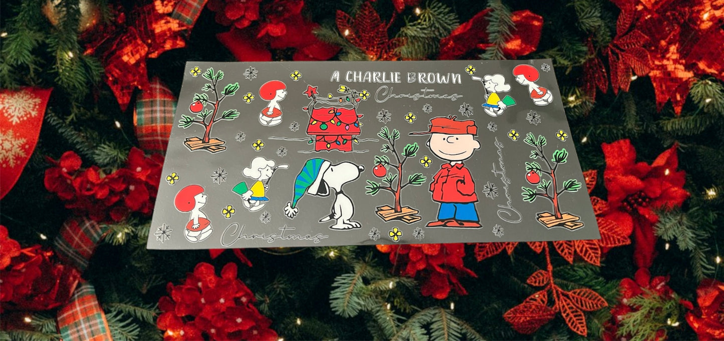 Christmas Charlie-Holiday 16oz UV DTF Double Sided Cup Wrap