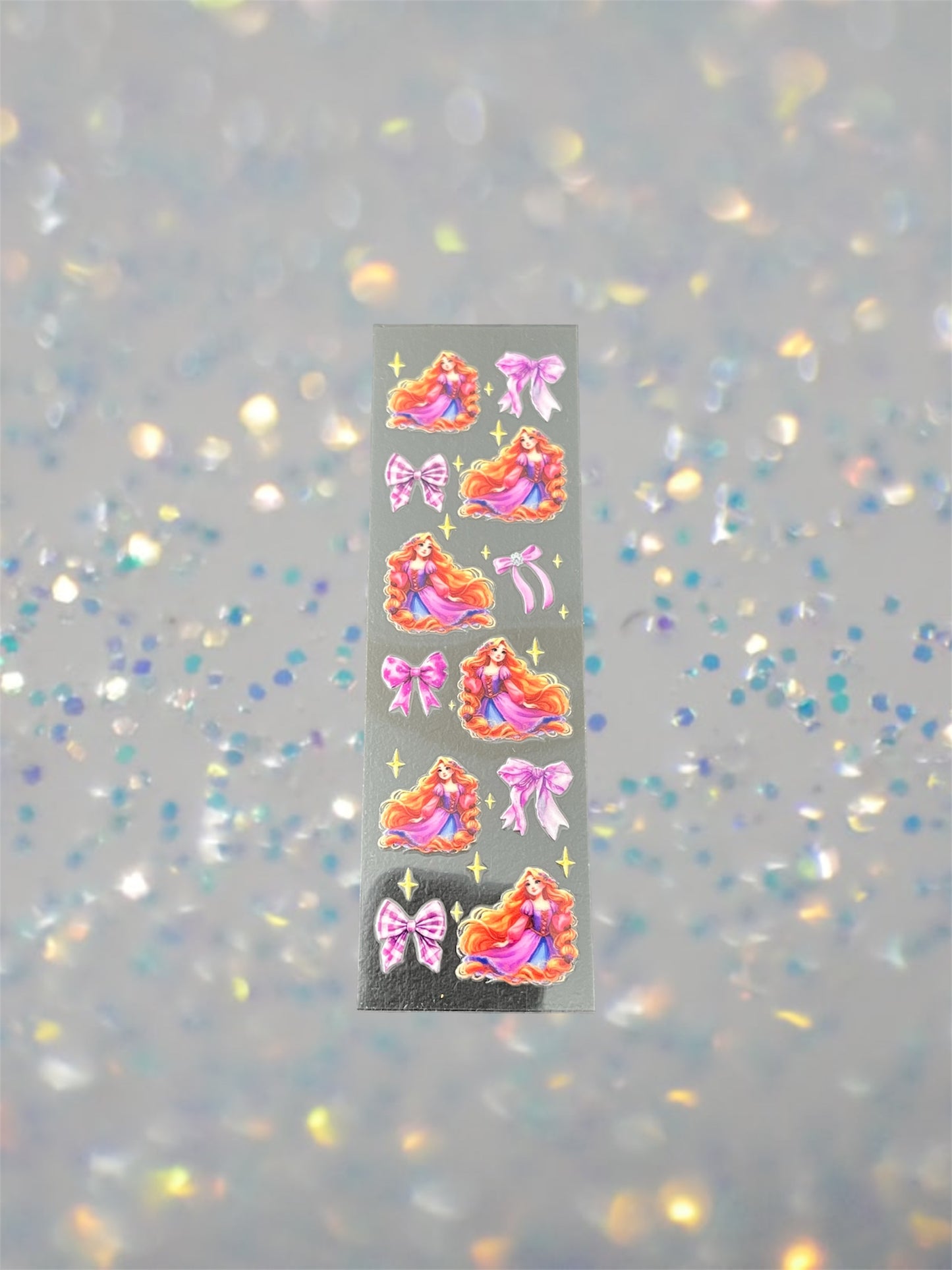 Tangled Princess w/Bows-UV DTF Pen Wrap
