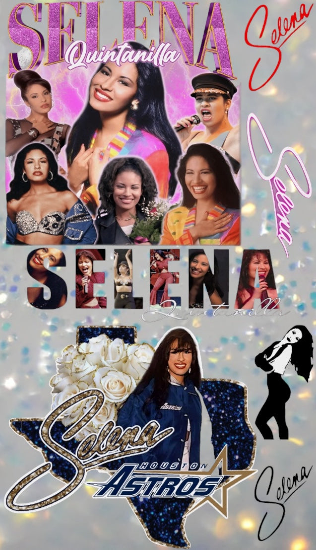 Selena- DTF Transfer Mini Gang Sheet
