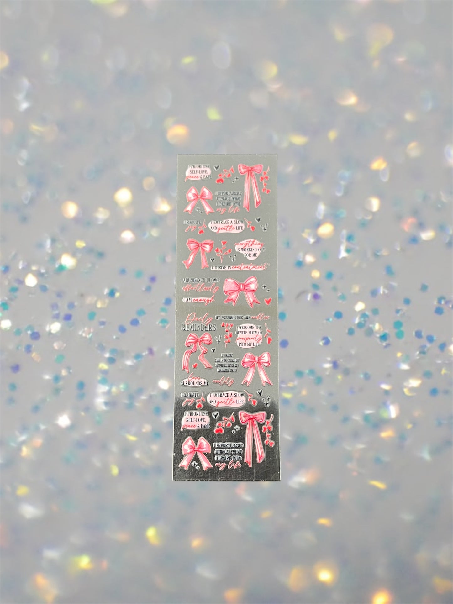 Daily Reminders-UV DTF Pen Wrap