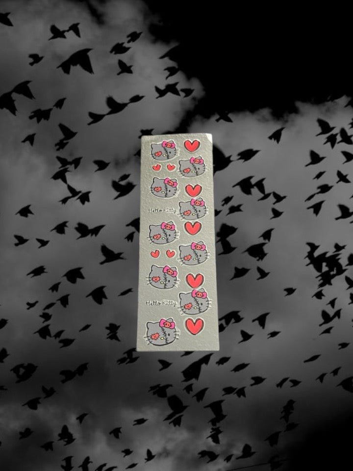 Halloween Stitched Kitty-UV DTF Pen Wrap