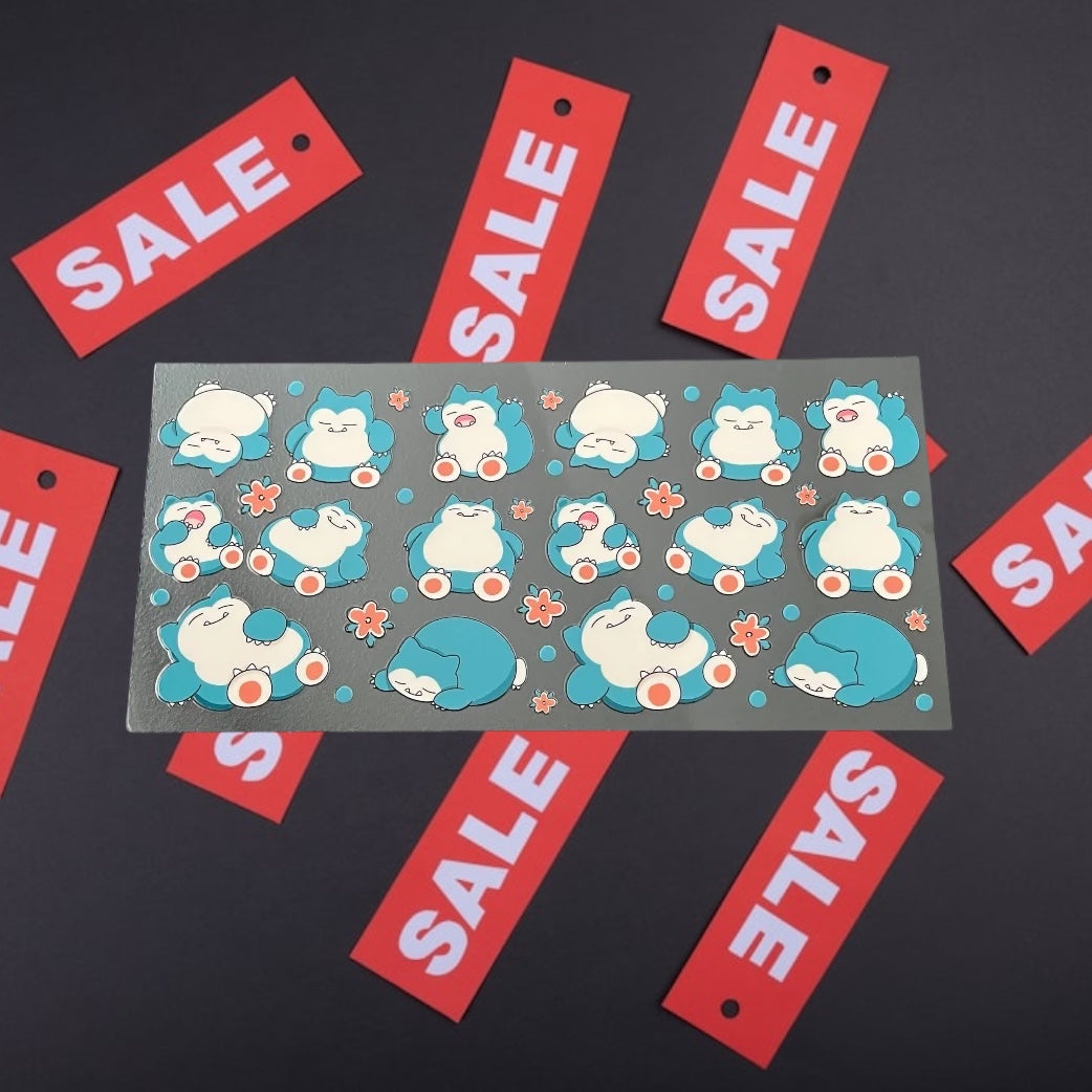 PKMN Chibi- CLEARANCE 16oz UV DTF Double Sided Cup Wrap