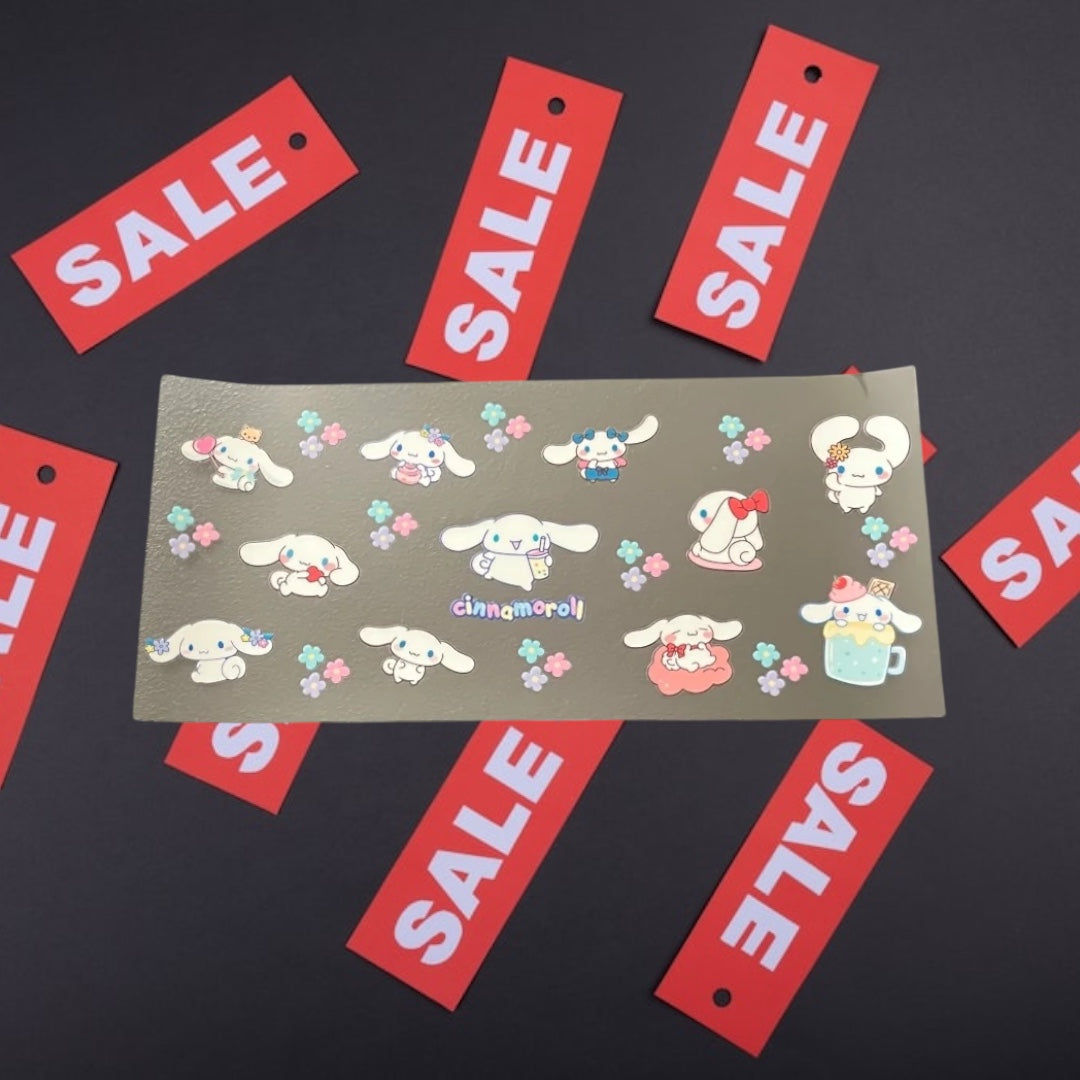 Cinna-CLEARANCE 16oz UV DTF Double Sided Cup Wrap