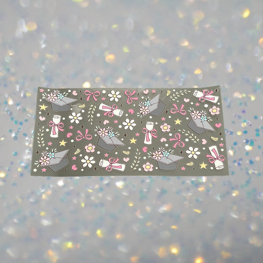 Graduation-16oz UV DTF Double Sided Cup Wrap