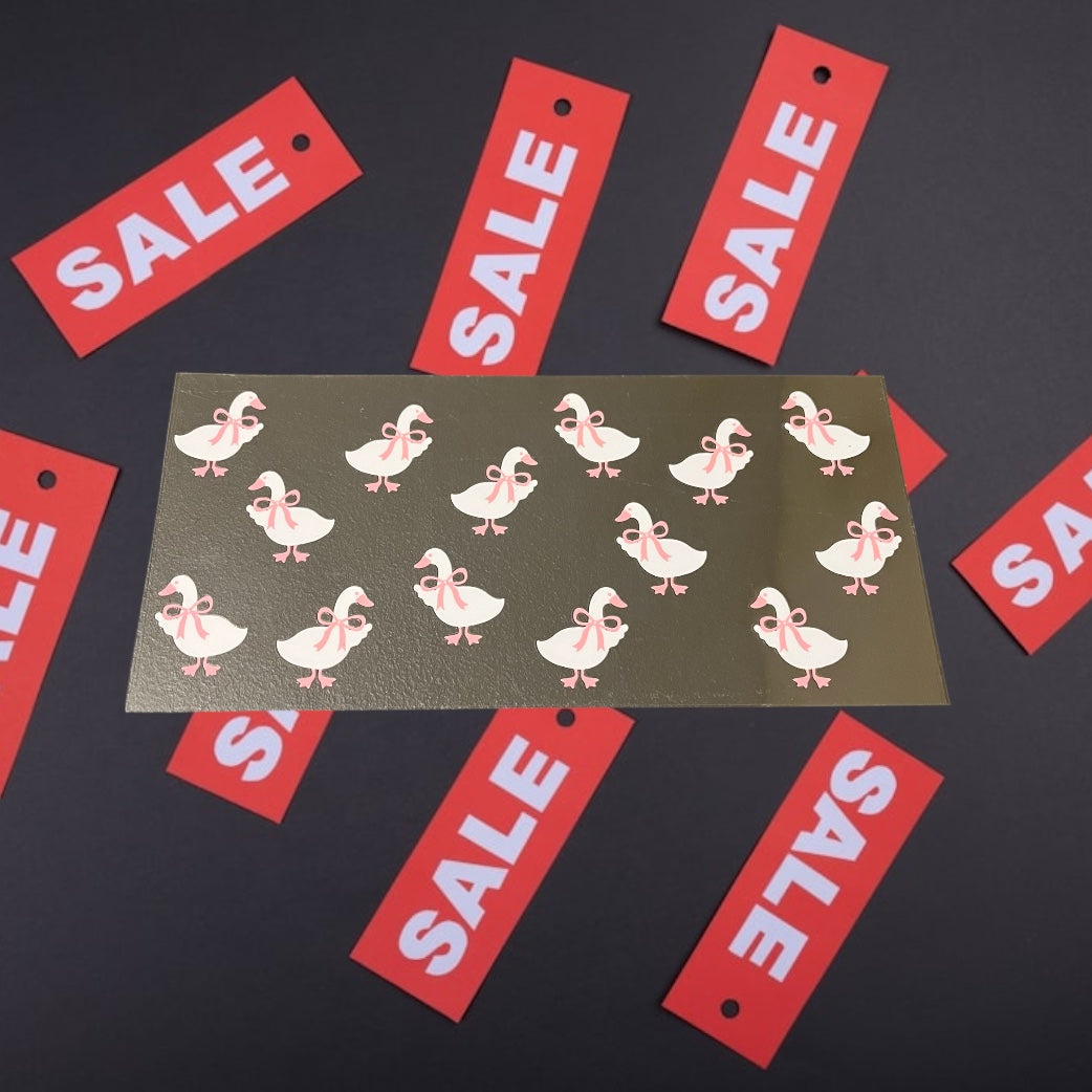 Ducks-CLEARANCE 16oz UV DTF Double Sided Cup Wrap