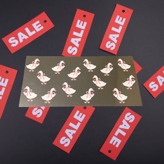 Ducks-CLEARANCE 16oz UV DTF Double Sided Cup Wrap