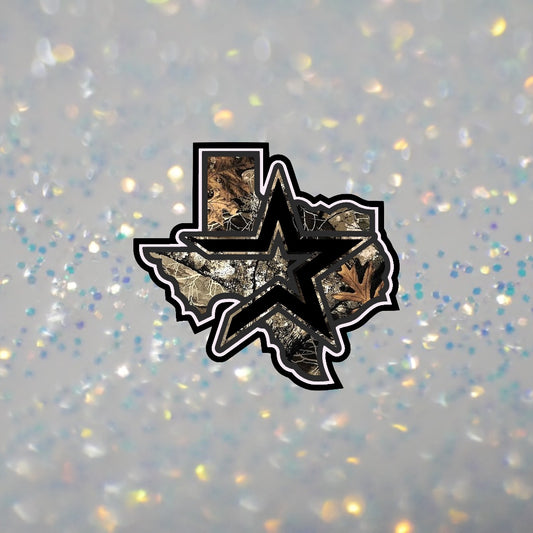 HTX Camo w/Black- DTF Transfer